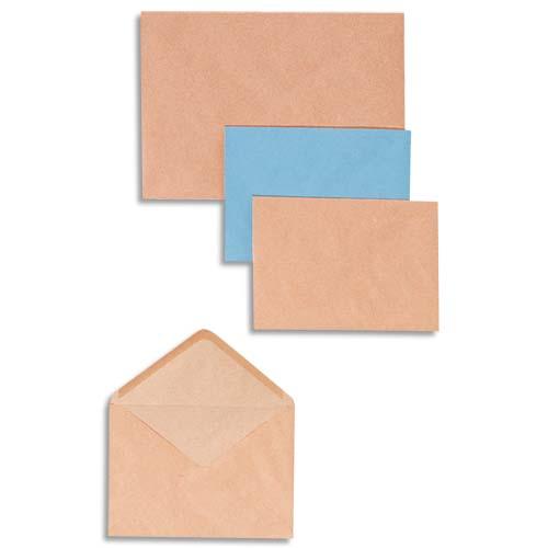 BOÎTE DE 500 ENVELOPPES BULLE GOMMÉES 75 GRAMMES FORMAT 114X162 C6
