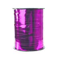 BOLDUC BOBINE MÉTALLISÉE 250MX7MM, ROUGE - CYCLAMEN - LOT DE 3
