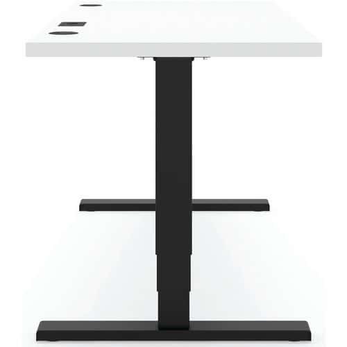 BUREAU ELEMENTS SOLID 1600 AVEC CHARGEUR QI - GRIS - BLANC - ACTIFORCE