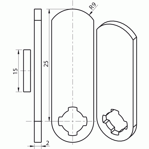 CAME 4929-01 POUR SERRURE RONIS 4900-01 RONIS
