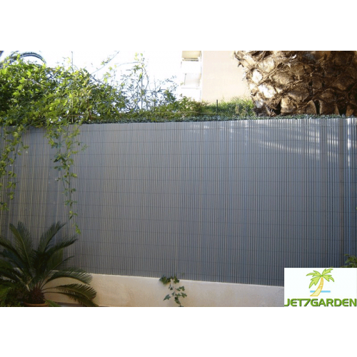 CANISSE PVC - PANNEAUX 2,50 M - GRIS PERLE-1,80M JET7GARDEN