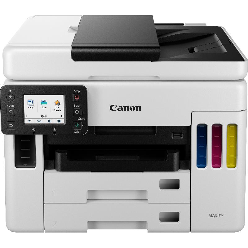 Canon MAXIFY Imprimante jet d'encre MegaTank multifonction rechargeable couleur sans fil GX7050_0