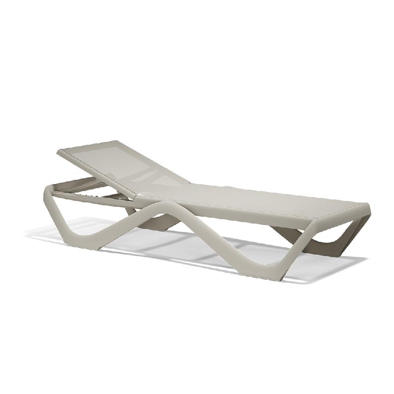 Chaise longue design LOVE - écru_0