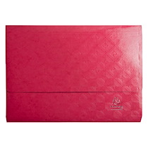 CHEMISE POCHE 1928 265G/M2 - A4 - FRAMBOISE - LOT DE 25