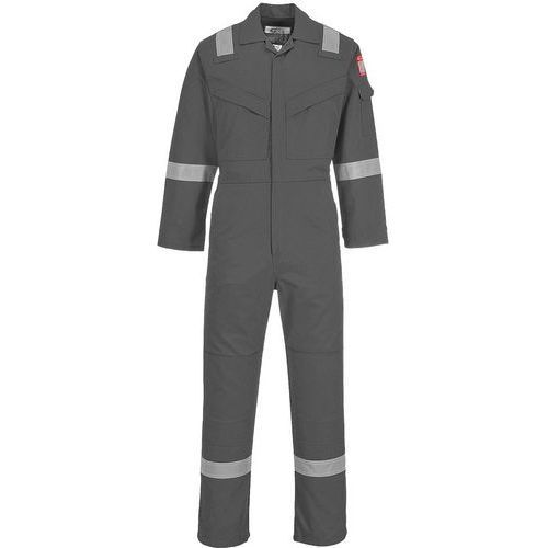 COMBINAISON FLAMME RÉSISTANT ANTISTATIQUE FR50 GRIS XS - PORTWEST