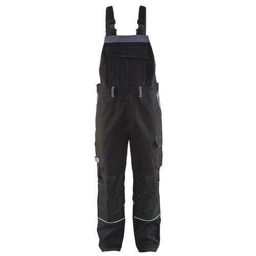 COTTE À BRETELLES RETARDANT-FLAMME NOIR/GRIS TAILLE 44C - BLAKLADER
