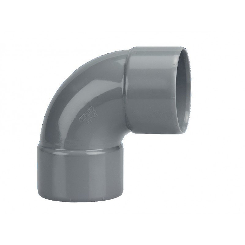 COUDE PVC DOUBLE FEMELLE 87°30 D40 - WAVIN - 3026055