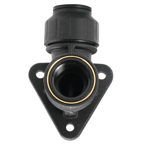 150 X COUDE 90° SUR PLATINE ÉCROU LAITON - INSTANTANÉ - FEMELLE 15X21/15 MM - SPEEDFIT JOHN GUEST