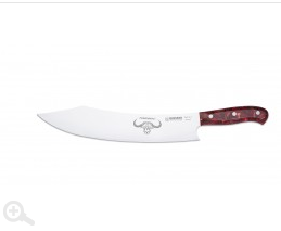 Couteau de cuisine Giesser Premium Cut - Barbecue - 30cm - Rouge diamant - Lame flexible et design élégant_0