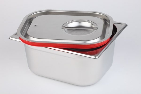 COUVERCLE DE TRANSPORT AVEC JOINT EN SILICONE GN 1/3 APS