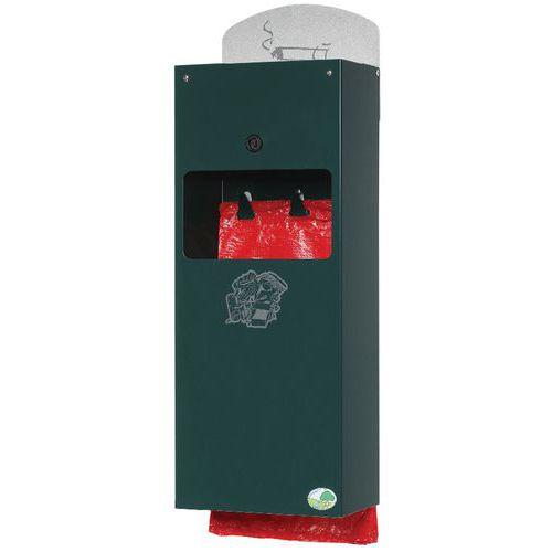 DISTRIB. SACS HYGIÈNE CANINE DS4 CENDRIER SEAU VERT MOUSSE - VAR