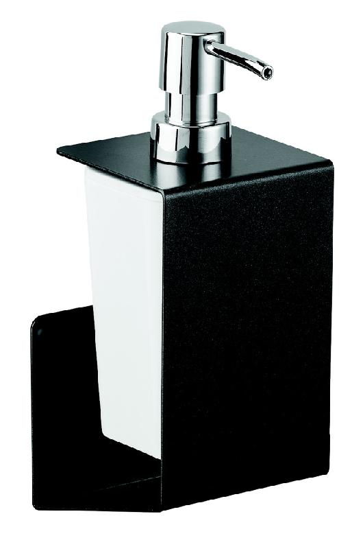 Distributeur savon  epure - metal - gris manganèse_0