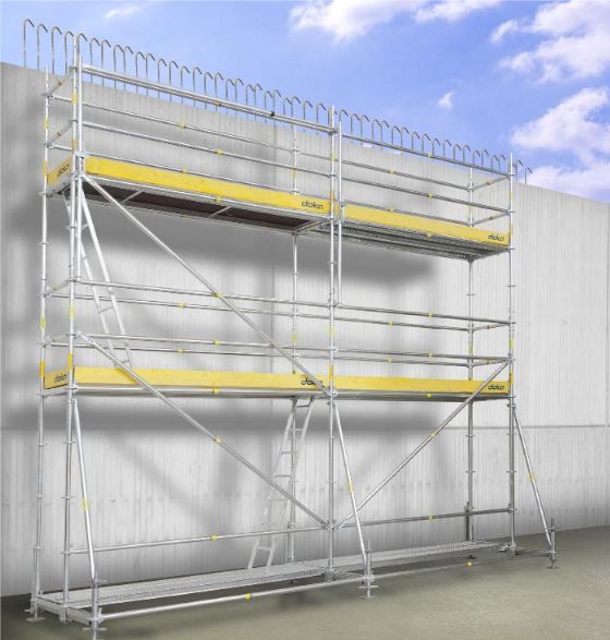 Échafaudage Modul - Doka France SAS - épaisseur du tube 48 mm - travaux de coffrage et ferraillage_0