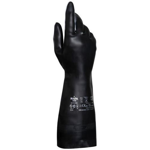 GANTS DE MANUTENTION NÉOPRÈNE LONGUE MANCHETTE ULTRANEO 450 -T08 - MAPA PROFESSIONAL
