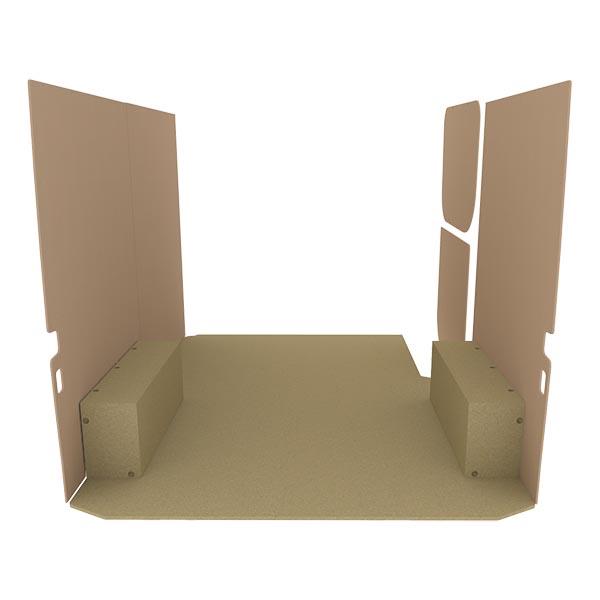 Habillage bois natural K2 aggloméré + MDF / Portes arrière incluses_0