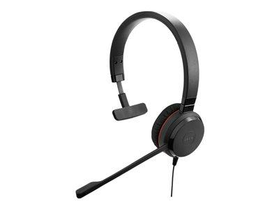 JABRA EVOLVE 20 CASQUE AVEC FIL ARCEAU BUREAU/CENTRE D'APPELS USB TYPE-A NOIR