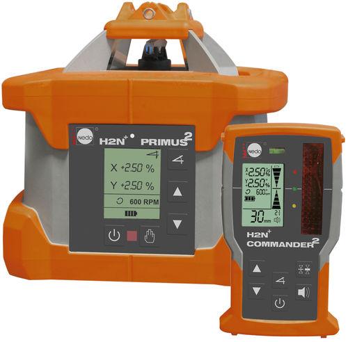 Laser rotatif double pente automatique NEDPrimus2-H2Np - contrôle d'inclinaison - axes X et Y - écran large - classe 3R_0