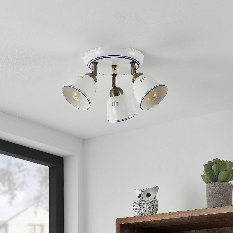 LINDBY ENEAS SPOT POUR PLAFOND À TROIS LAMPES