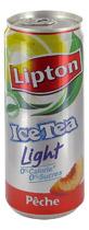 LIPTON ICE TEA PÊCHE LIGHT CANETTE 33 CL - CARTON DE 24
