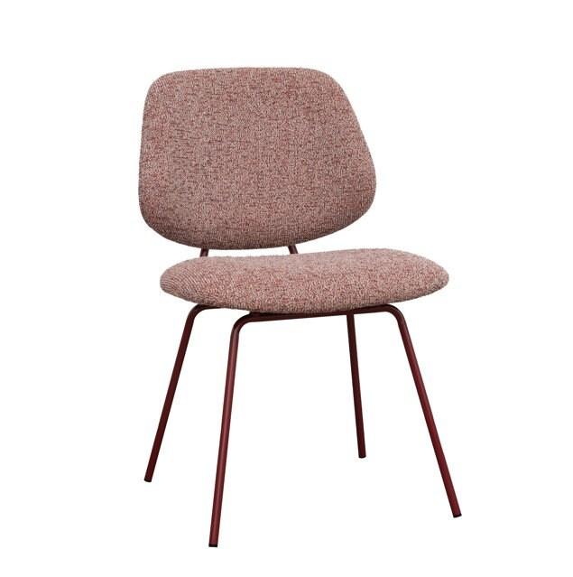 Lot de 2 chaises Francisbordeaux-beige, 82x58x50 cm, France mobilier chr - métal 3760326527816_0