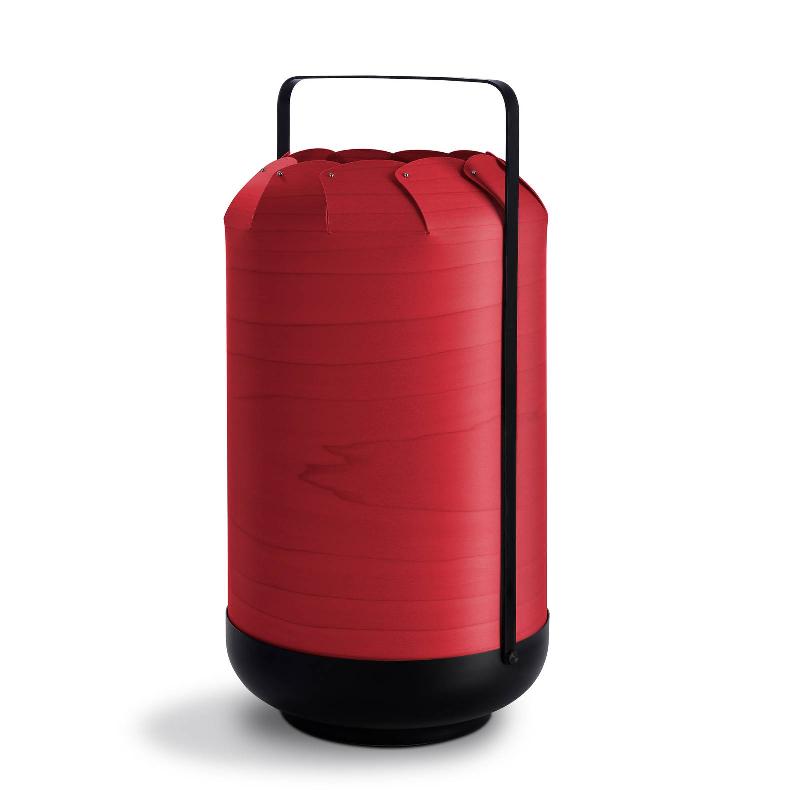 LZF LAMPS LZF CHOU TALL LAMPE À POSER DIMMABLE, ROUGE