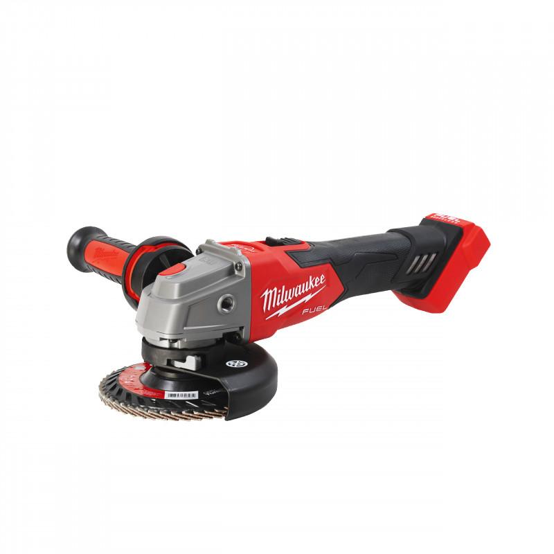 Meuleuse à angle 125mm FUEL - Interrupteur coulissant - Frein de disque solo - M18 volt FSAG125XB-0X Milwaukee | 4933478429_0