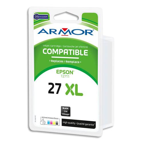 Armor cartouche compatible jet d'encre noir 27XL Epson - haute capacité, remanufacturée OWA_0