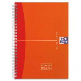 OXFORD RÉPERTOIRE ADRESSBOOK RI 12X15CM 160P RÉGLURE SPÉCIFIQUE-COUVERTURE POLYPRO ASSORTIE- MY COLOR
