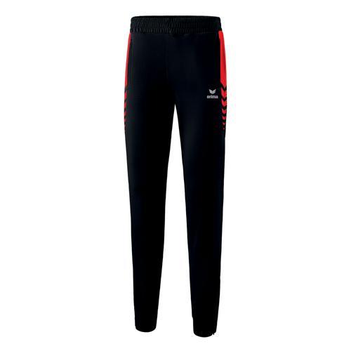 PANTALON DE SURVÊTEMENT FEMME - ERIMA - WORKER SIX WINGS NOIR/ROUGE