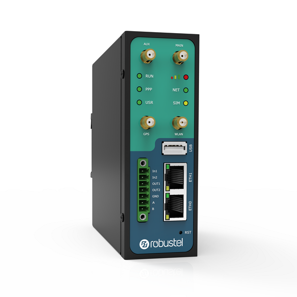 Passerelle LoRaWAN industrielle avec GPS - R3000-LGNUA - Boîtier métallique et fixation rail-DIN_0