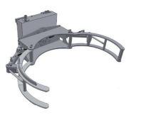 Pince rotative inox pour fûts plastiques - rotation à 360° - acier inoxydable AISI-304 - 2 fonctions hydrauliques_0