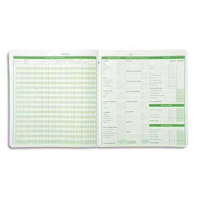PIQÛRE BUDGET DEPENSES MENAGERES EXACOMPTA - 25 X 27 CM - 56 PAGES