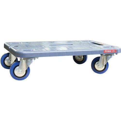 PLATEAU ROULANT RENFORCÉ 600X400 F: 500 KG ROUES NON TACH. - FIMM