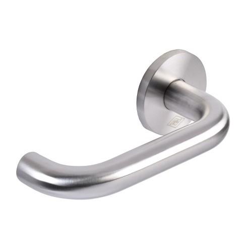 POIGNÉE DE PORTE SUR ROSACE - EN INOX - USAGE INTENSIF - J-ROX 62 JPM