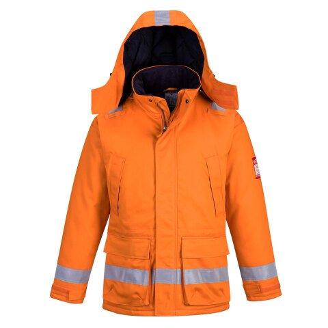 PORTWEST FR59 PARKA HIVER FR ANTI-STATIQUE ORANGE - TAILLE XL