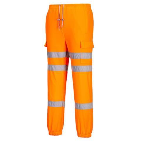 PORTWEST RT48 PANTALON JOGGING HAUTE VISIBILITÉ ORANGE - TAILLE M
