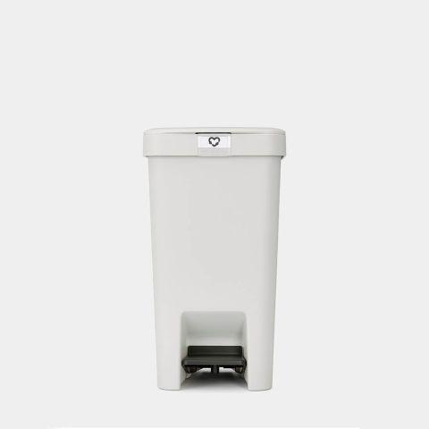 Poubelle à pédale StepUp -16 litres - Light Grey pour un recyclage intensifié et organisé_0