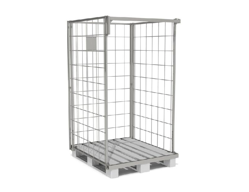 Rack de stockage grillagé - Dimensions intérieurs : 1020*1200*1870 mm - 3 côtés_0