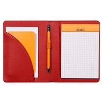 RHODIARAMA LIVRET PORTE-BLOC N°13 POUR BLOC OU CARNET FORMAT A6 - COQUELICOT