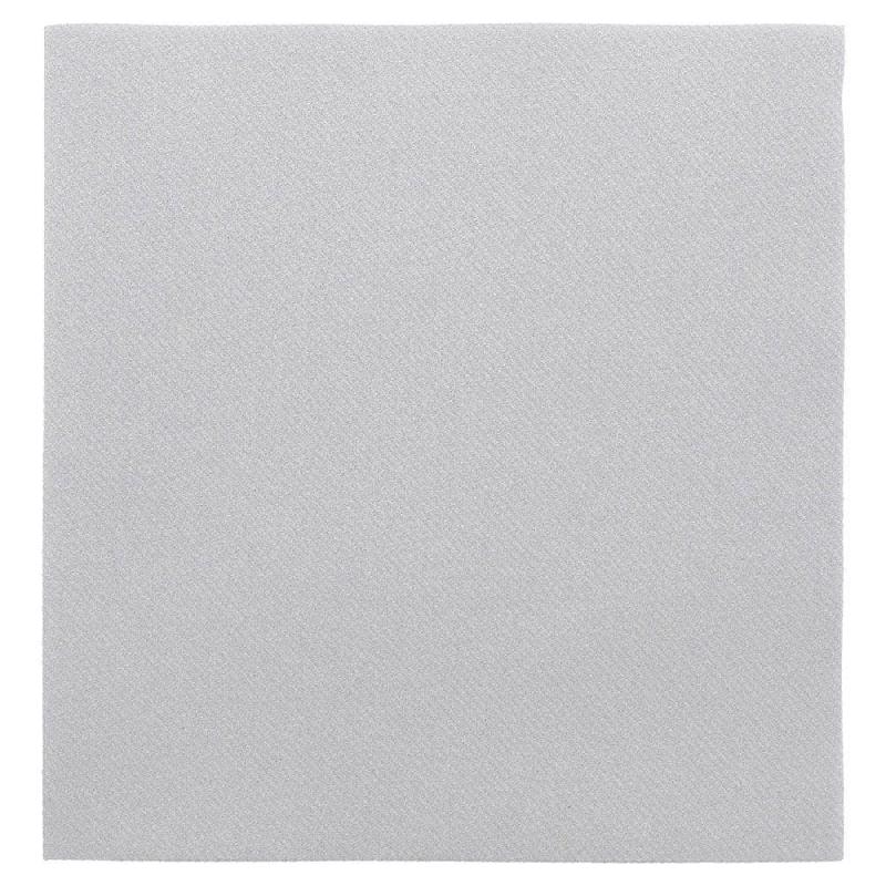 Serviette airlaid gris 40x40cm par 700_0