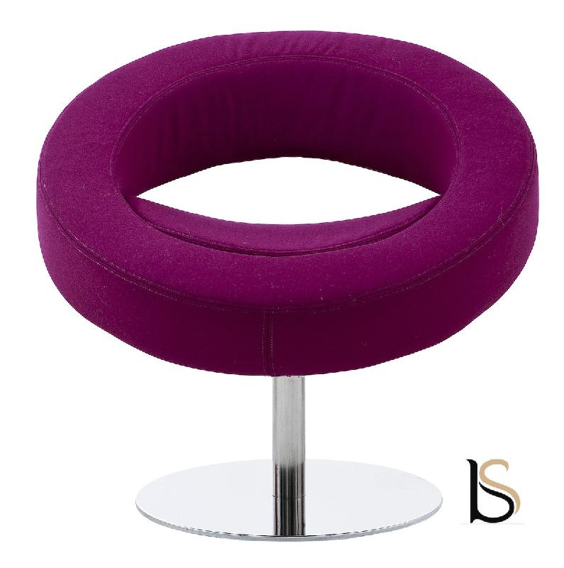 Siège Design en tissu Hello - Softline - Feld Rouge 629_1