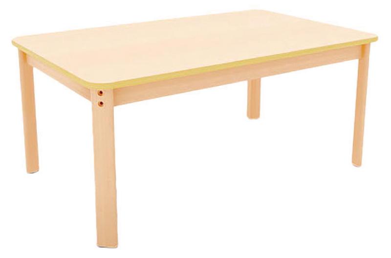TABLE ERGO RECTANGULAIRE T6 - HÊTRE/HÊTRE - MANUTAN COLLECTIVITÉS