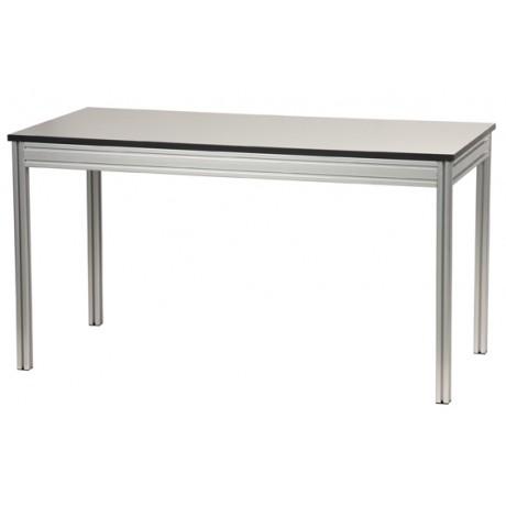 Table d'atelier 4 pieds - Grande stabilité - Profilés aluminium - Charge jusqu'à 300kg_0