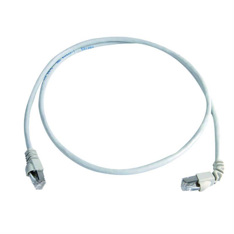 Telegärtner cordon s/ftp cat.6a (iso/iec), mp8 fs500, lszh, 1x90°, 1:1 , blanc, 2 m_0