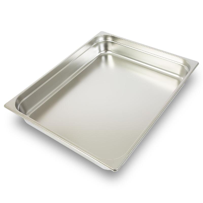 VERTES Récipient GN 2/1 Gastro Norm (profondeur 100 mm sans couvercle, résistant à des températures comprises entre -40 °C et +300 °C) - inox FD_0