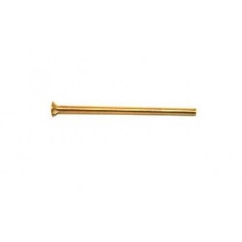 VIS SEULE POUR POIGNÉE DE PORTE - 4X80 MM - ACIER NICKELÉ - PAR 50 BRICOZOR