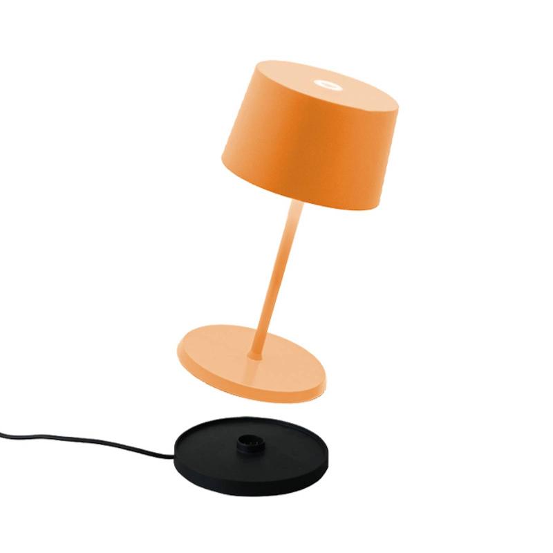 ZAFFERANO OLIVIA MINI LAMPE BATTERIE ORANGE