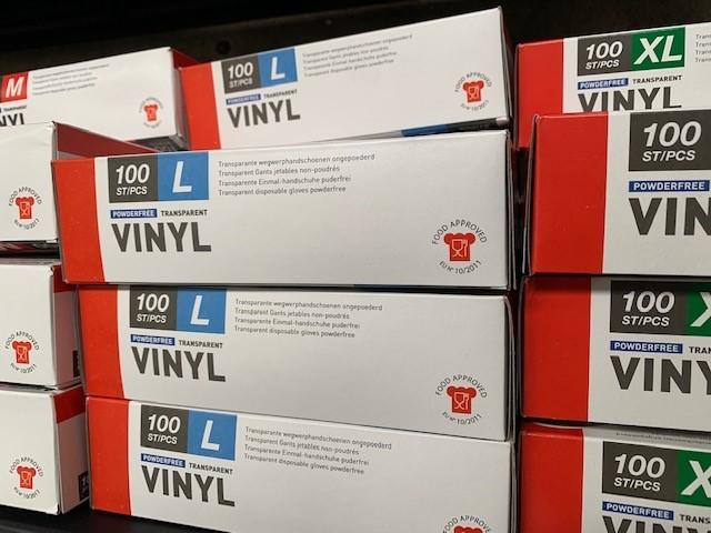 100 gants d'examens à usage unique CE en vinyle non poudré - GVNPIN-IM02_0