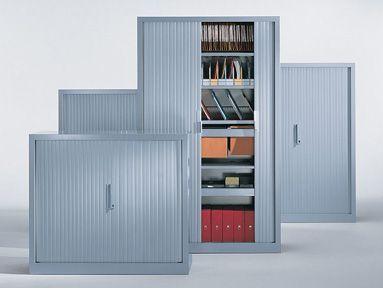 Armoire à rideaux monoblocs - profondeur 43 cm - structure métallique indéformable_0