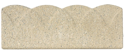 Bordure ondulée réversible 66 x 24 x 3 cm - idéale pour aménagement de voirie_0